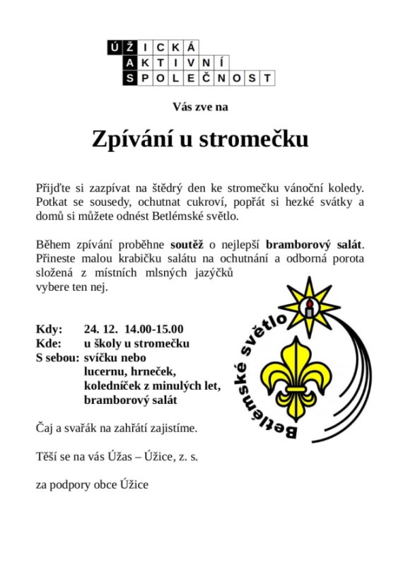 Zpívání u stromečku 