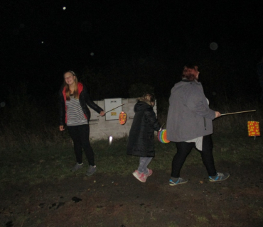 Lampionový průvod Netřebou