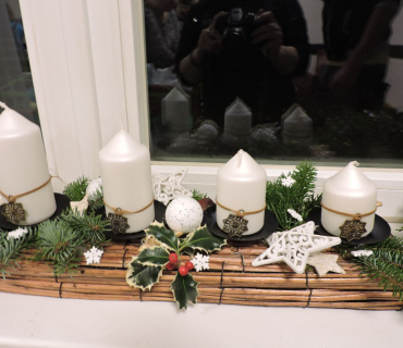 Výroba adventních věnců