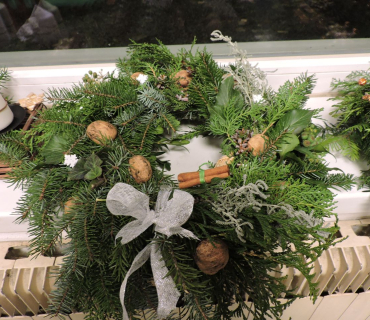 Výroba adventních věnců
