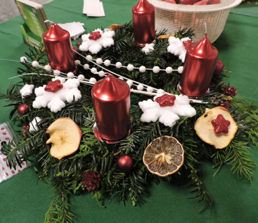 Výroba adventních věnců