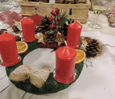 Výroba adventních věnců
